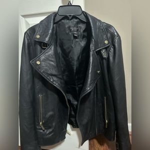 Victoria’s Secret black motorcycle jacket